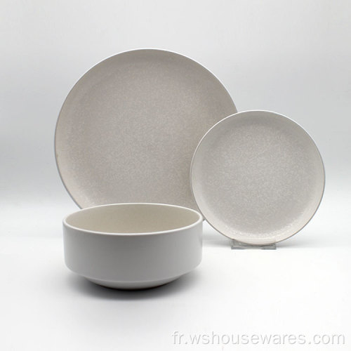 2022 Plaques de vaisselle en céramique réactive de style